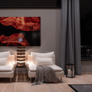 Celia Transparent SIGNATURE – gardin med wavebånd