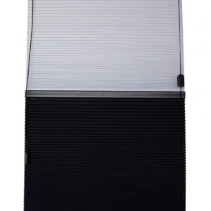 Plissegardin BASIC dag og natt med snorbetjening - dobbel duk