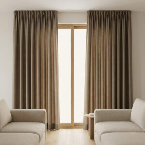 Rina COMFORT dimout gardin med multipocket / rynkebånd