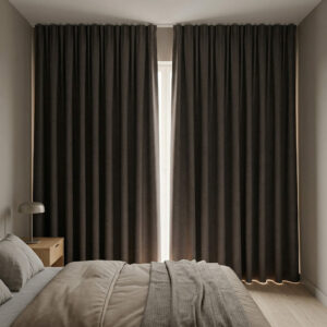 Veera COMFORT mørkleggende gardin med multipocket / rynkebånd